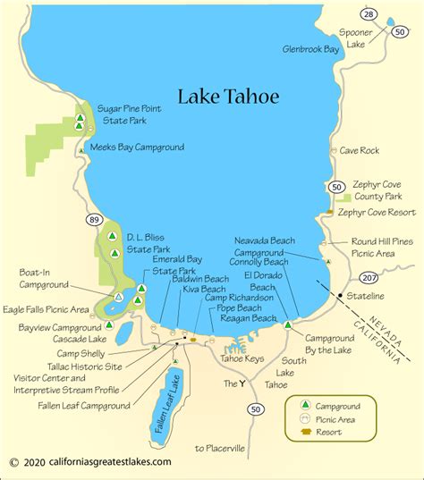 Training and Certification Options for MAP Map of South Lake Tahoe